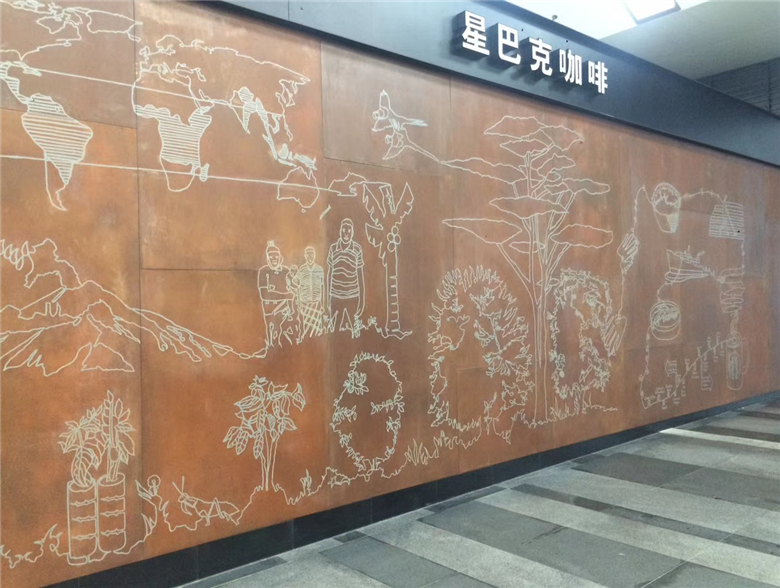 黄浦耐候钢幕墙